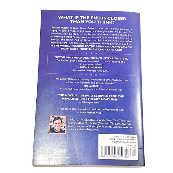 Joel C. Rosenberg The Ezekiel Option Last Jihad Copper Scroll Dead Heat Lot 4 - Picture 3 of 12